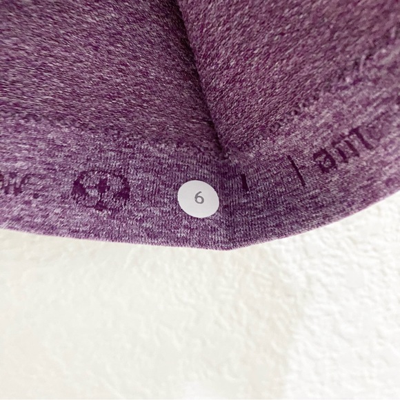 LULULEMON Run: Swiftly Tech Racerback Tank Heathered Tender Violet Size 6 - Picture 12 of 15